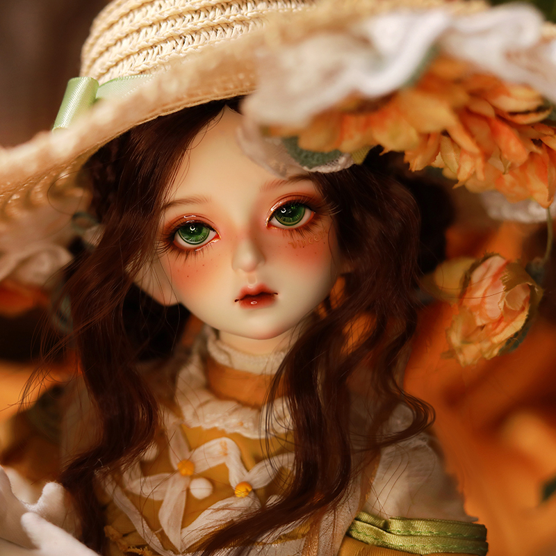 1/4 bjd sunflower open eyes style - www.gemofdoll.com