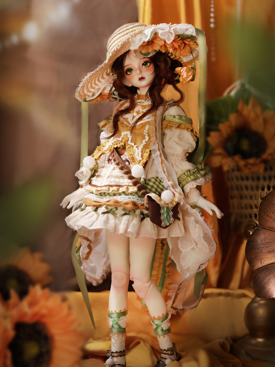 1/4 bjd sunflower open eyes style - www.gemofdoll.com